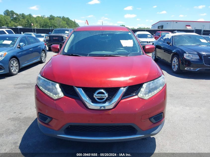 2016 Nissan Rogue S VIN: 5N1AT2MM7GC854458 Lot: 39451655