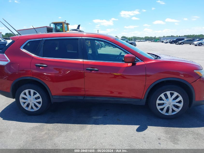 2016 Nissan Rogue S VIN: 5N1AT2MM7GC854458 Lot: 39451655