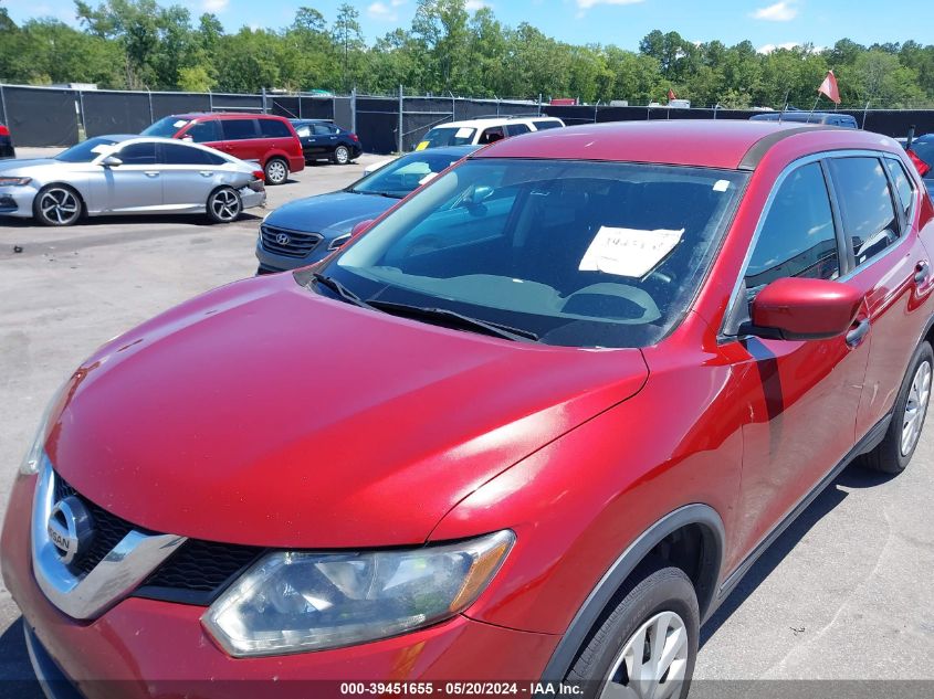2016 Nissan Rogue S VIN: 5N1AT2MM7GC854458 Lot: 39451655