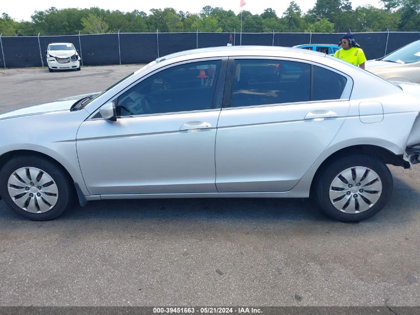 2010 Honda Accord Sdn Lx VIN: 1HGCP2F3XAA095072 Lot: 39451663