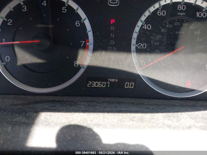 2010 Honda Accord Sdn Lx VIN: 1HGCP2F3XAA095072 Lot: 39451663