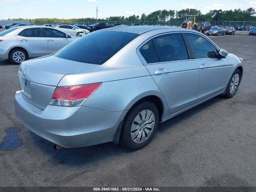 2010 Honda Accord Sdn Lx VIN: 1HGCP2F3XAA095072 Lot: 39451663