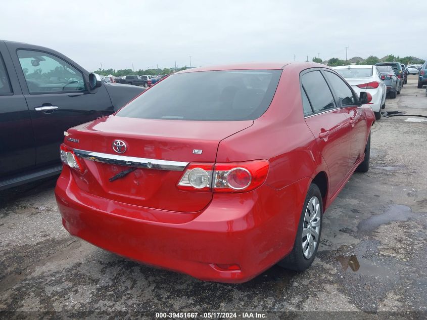 2013 Toyota Corolla S/Le VIN: 5YFBU4EE4DP139083 Lot: 39451667