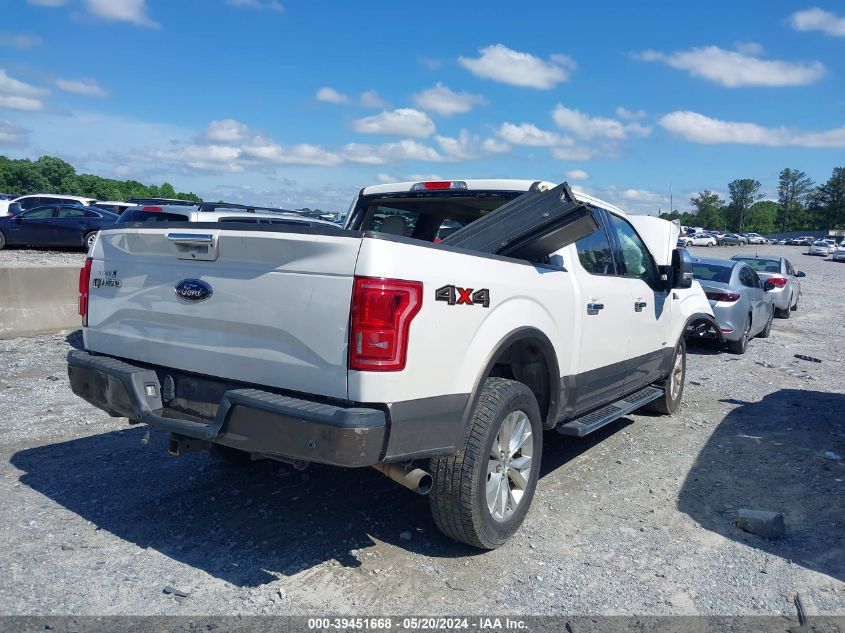 2015 Ford F-150 Lariat VIN: 1FTEW1EG4FFB59030 Lot: 39451668