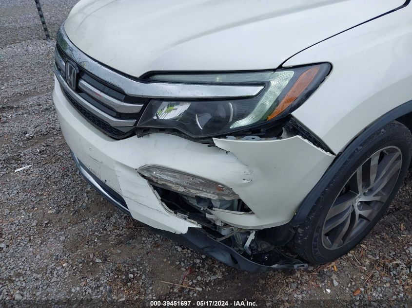 2016 Honda Pilot Touring VIN: 5FNYF5H97GB053792 Lot: 39451697