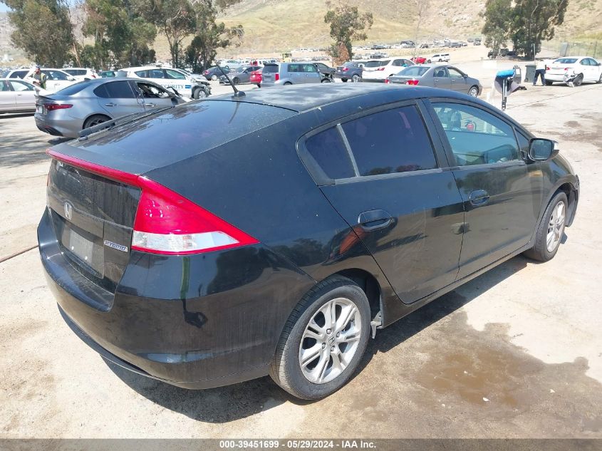 2010 Honda Insight Ex VIN: JHMZE2H71AS038833 Lot: 39451699