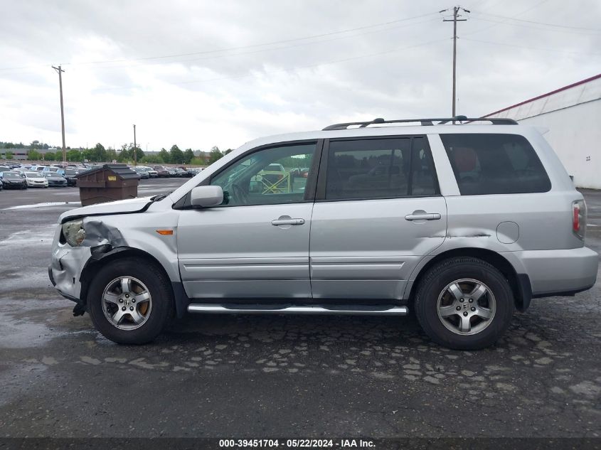 2006 Honda Pilot Ex-L VIN: 2HKYF18596H562210 Lot: 39451704
