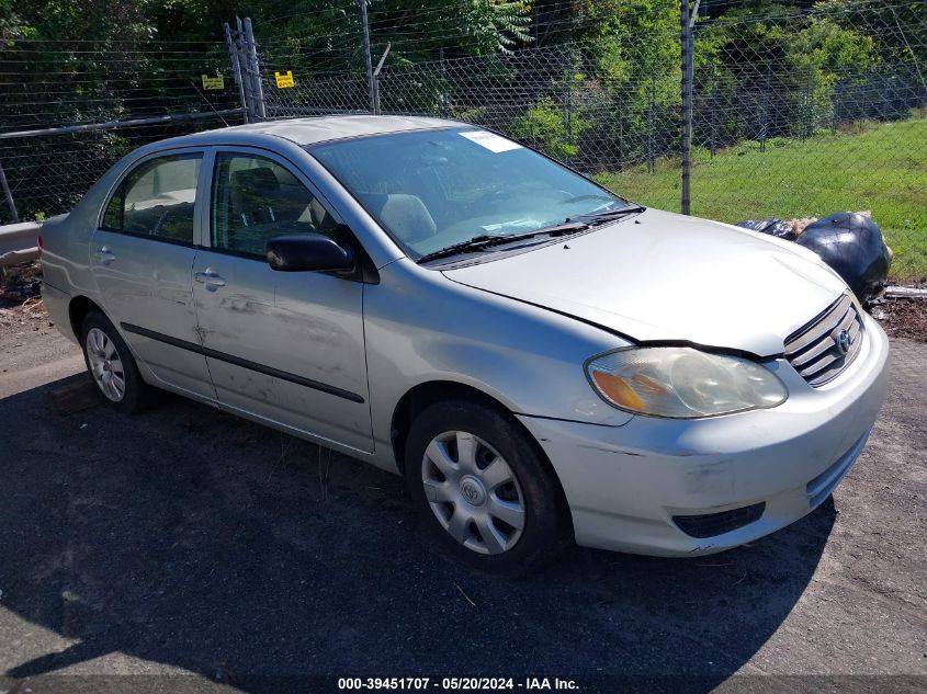 2003 Toyota Corolla Ce VIN: JTDBR32E130050273 Lot: 39451707