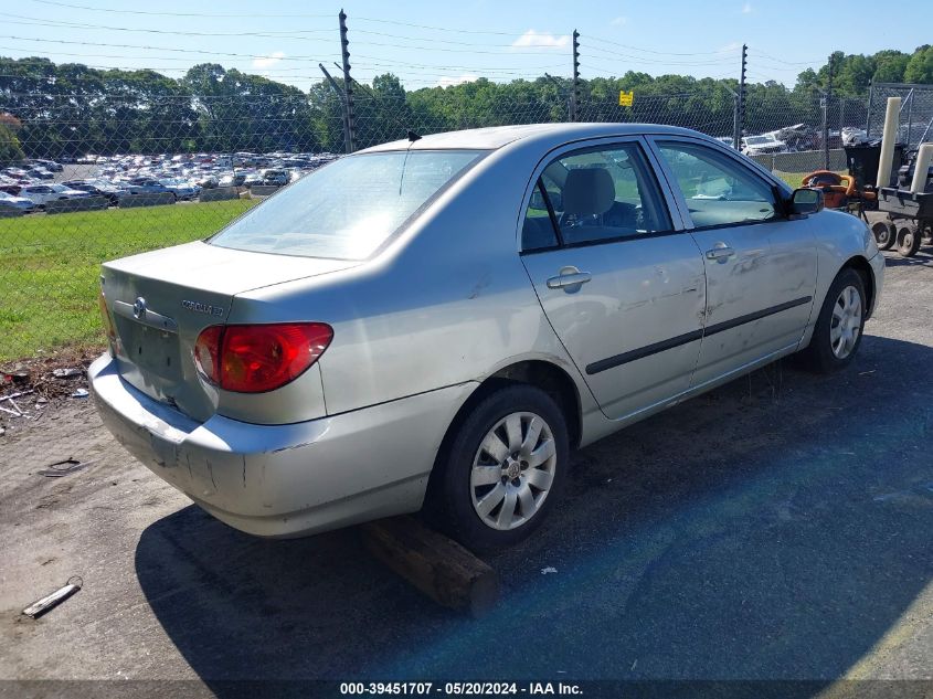 2003 Toyota Corolla Ce VIN: JTDBR32E130050273 Lot: 39451707