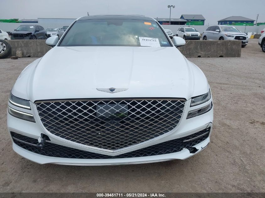 2022 Genesis G80 2.5T Rwd VIN: KMTGB4SC0NU094325 Lot: 39451711