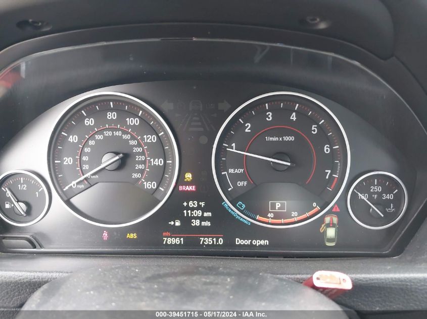 2012 BMW 328I VIN: WBA3A5C53CF258526 Lot: 39451715