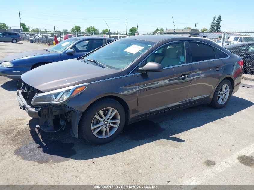 2015 HYUNDAI SONATA SE - 5NPE24AFXFH113573