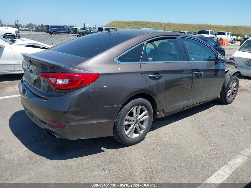 2015 HYUNDAI SONATA SE - 5NPE24AFXFH113573