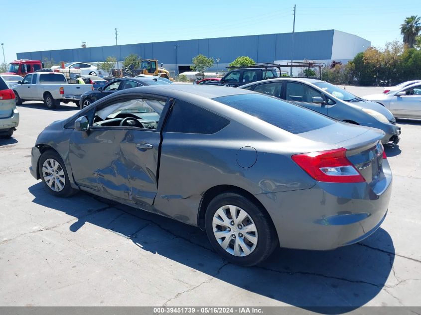 2012 Honda Civic Lx VIN: 2HGFG3B52CH511842 Lot: 39451739