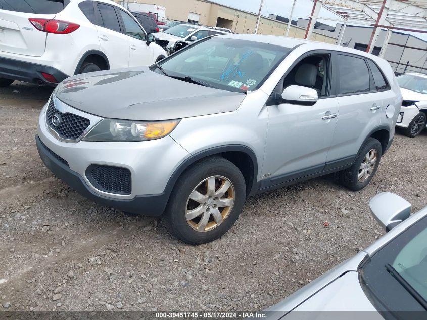 2011 Kia Sorento Lx VIN: 5XYKTCA14BG015624 Lot: 39451745