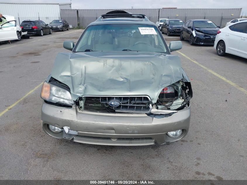 2003 Subaru Legacy Outback H6 3.0 Ll Bean VIN: 4S3BH806937609278 Lot: 39451746