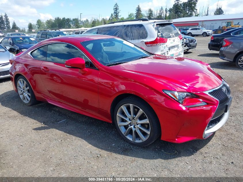 2015 Lexus Rc 350 VIN: JTHSE5BC1F5000937 Lot: 39451765