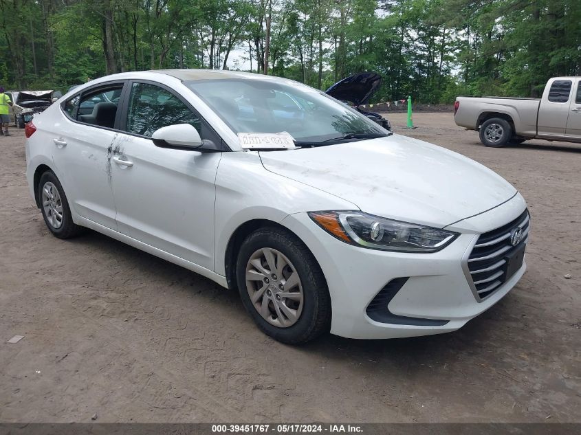 5NPD74LF8HH155964 2017 HYUNDAI ELANTRA - Image 1