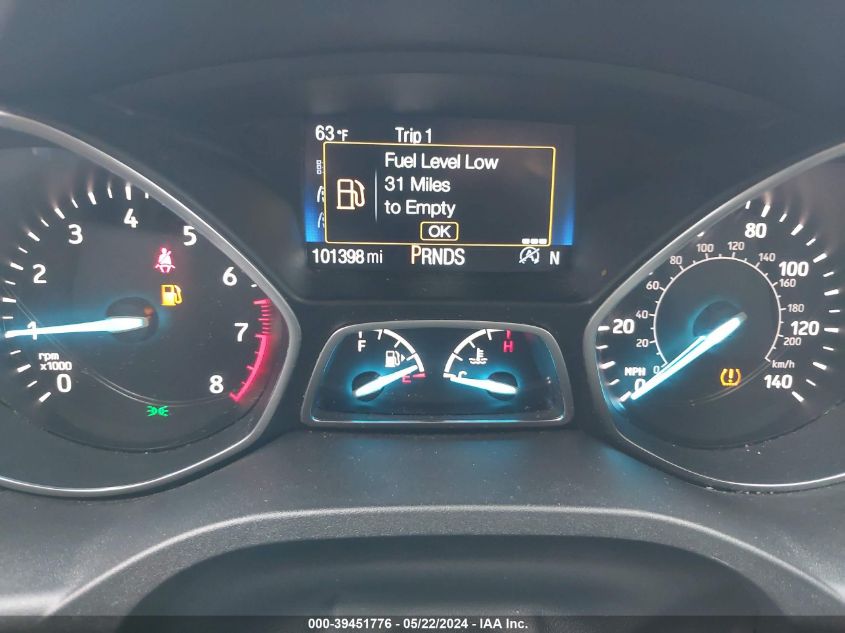 2017 Ford Escape Se VIN: 1FMCU9GD6HUE55529 Lot: 39451776