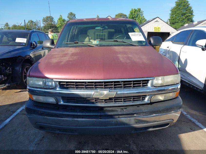 2001 Chevrolet Suburban 1500 Ls VIN: 1GNEC16T91J291282 Lot: 39451780