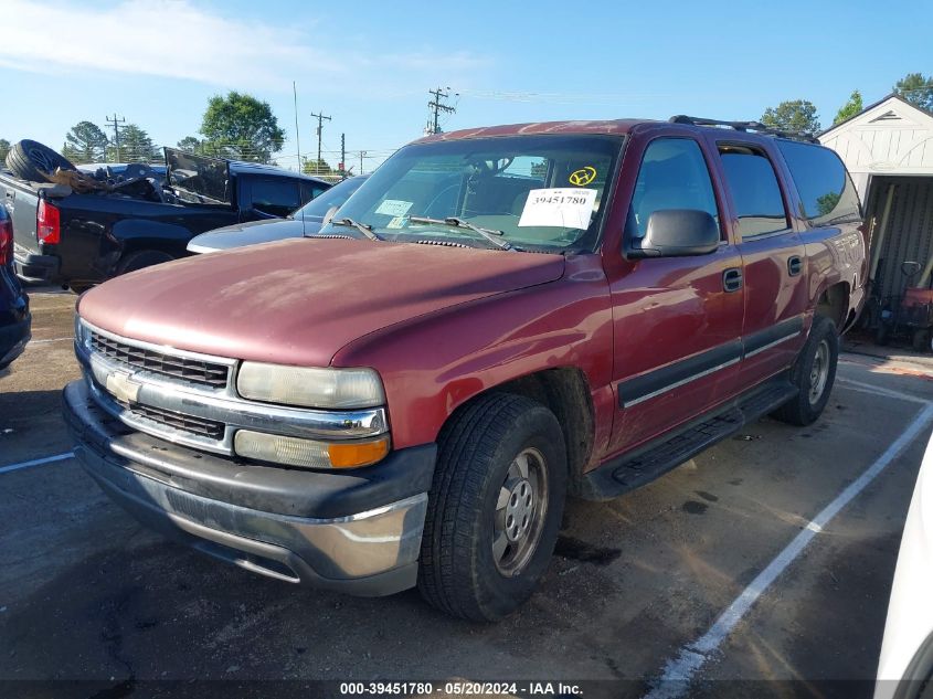 2001 Chevrolet Suburban 1500 Ls VIN: 1GNEC16T91J291282 Lot: 39451780