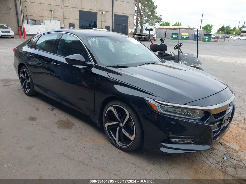 2018 Honda Accord Sport VIN: 1HGCV1F3XJA048303 Lot: 39451785