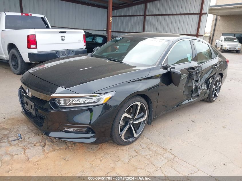 2018 Honda Accord Sport VIN: 1HGCV1F3XJA048303 Lot: 39451785