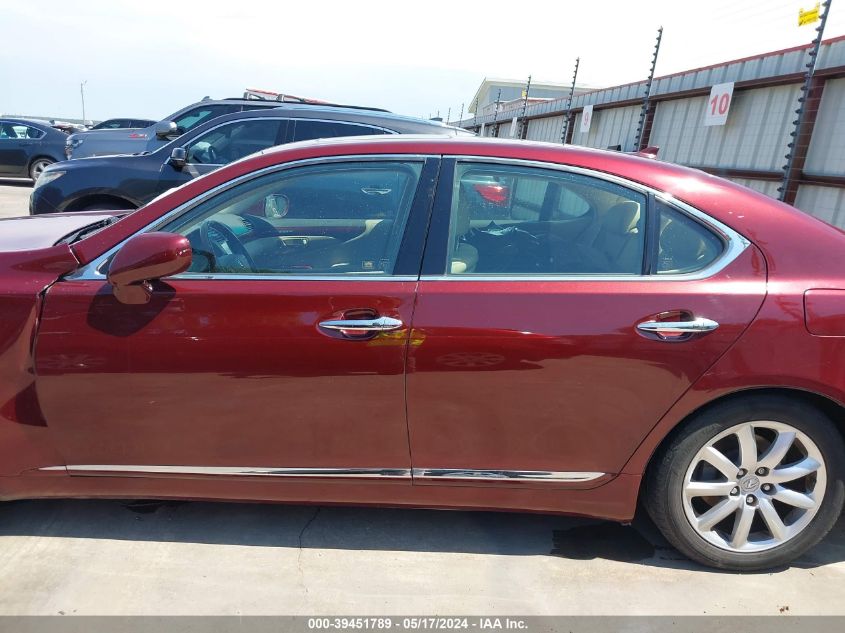 2009 Lexus Ls 460 VIN: JTHBL46FX95090324 Lot: 39451789