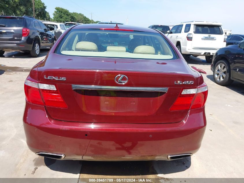 2009 Lexus Ls 460 VIN: JTHBL46FX95090324 Lot: 39451789