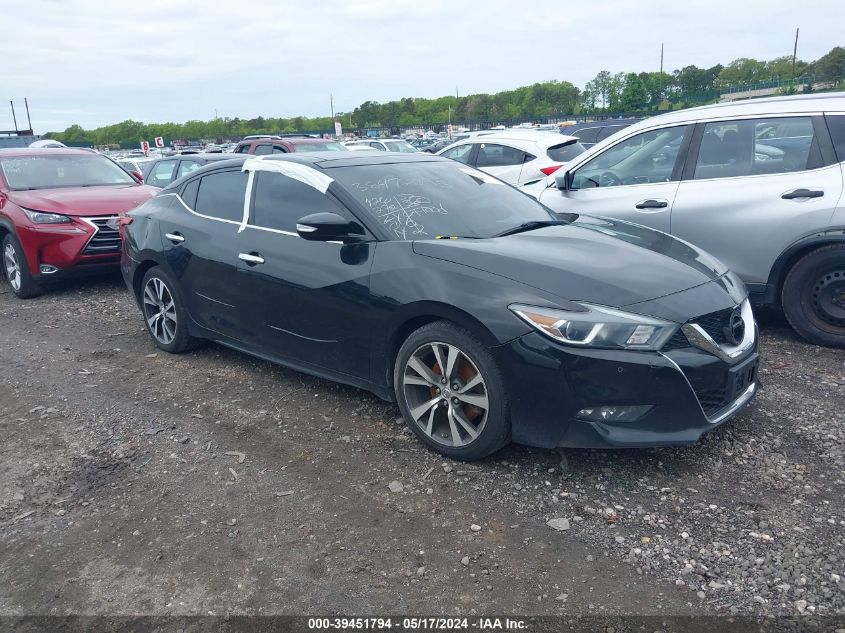 VIN 1N4AA6AP4GC385383 2016 Nissan Maxima, 3.5 SL no.1