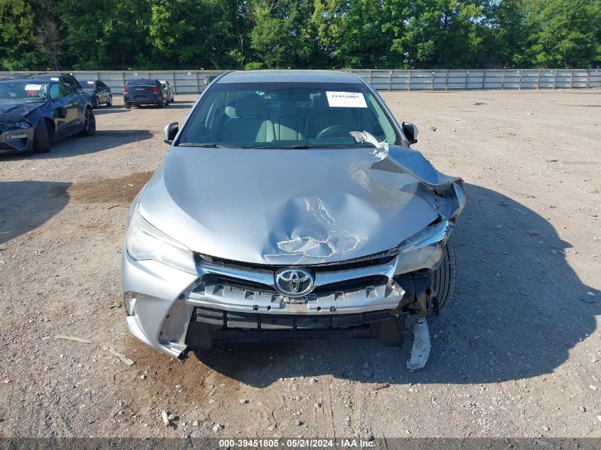 2015 Toyota Camry Le VIN: 4T4BF1FK0FR486270 Lot: 39451805