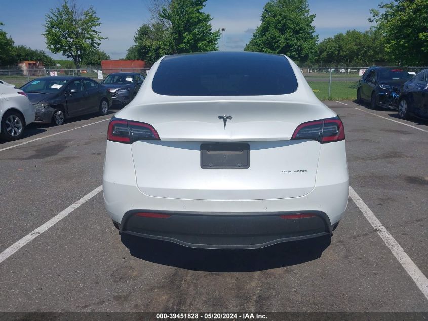 2020 Tesla Model Y Long Range Dual Motor All-Wheel Drive/Performance Dual Motor All-Wheel Drive VIN: 5YJYGDEF7LF000764 Lot: 39451828