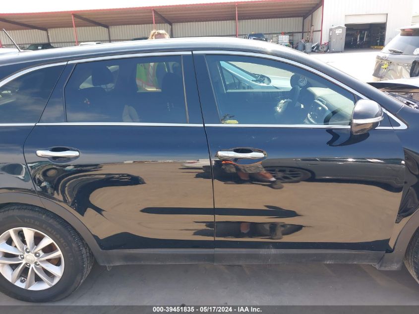 2018 Kia Sorento 2.4L L VIN: 5XYPG4A34JG344081 Lot: 39451835