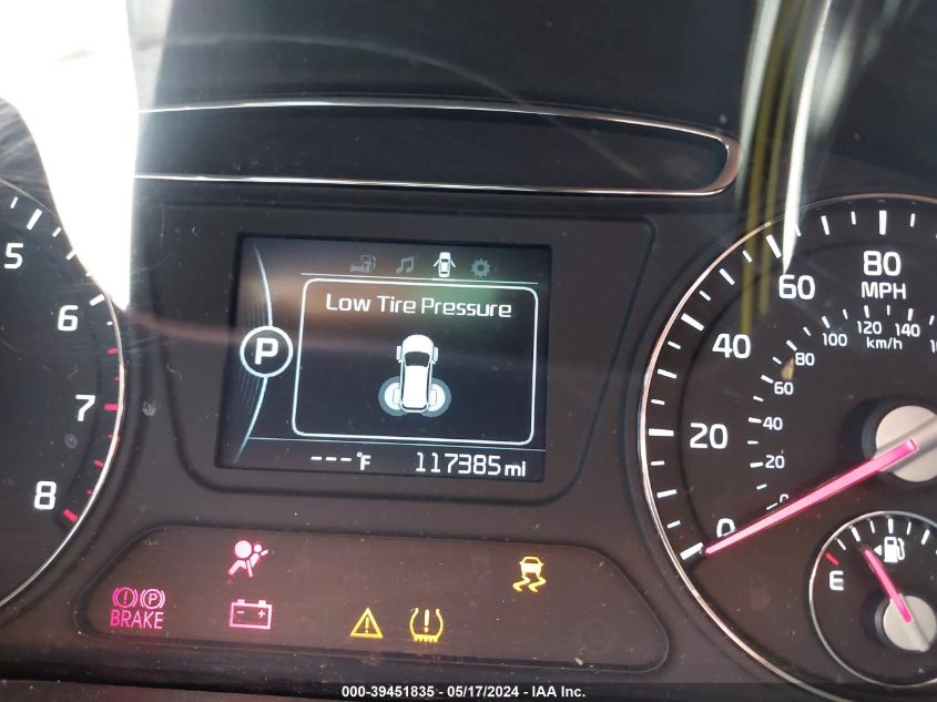 2018 Kia Sorento 2.4L L VIN: 5XYPG4A34JG344081 Lot: 39451835