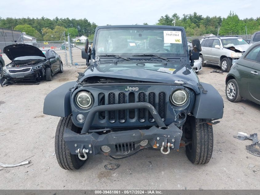 2017 Jeep Wrangler Unlimited Sport 4X4 VIN: 1C4BJWDG1HL558255 Lot: 39451861