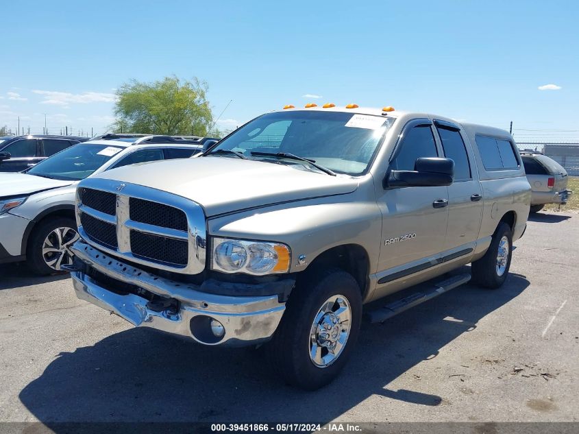 2005 Dodge Ram 2500 Slt/Laramie VIN: 3D7KR28C85G746276 Lot: 39451866