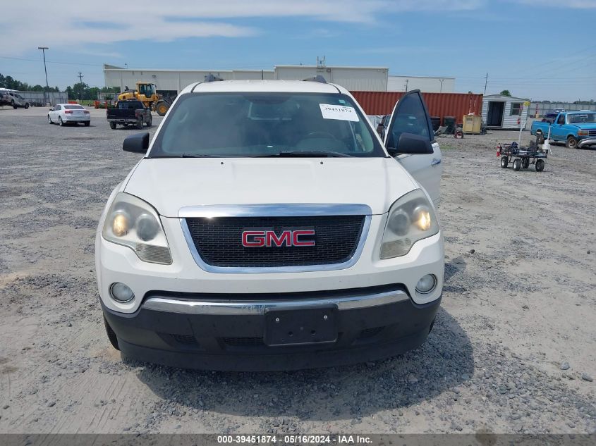 2010 GMC Acadia Sle VIN: 1GKLRLED7AJ161817 Lot: 39451874