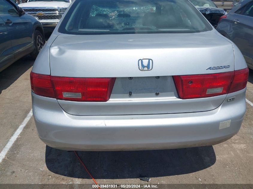 2005 Honda Accord 3.0 Ex VIN: 1HGCM66595A003781 Lot: 39451931