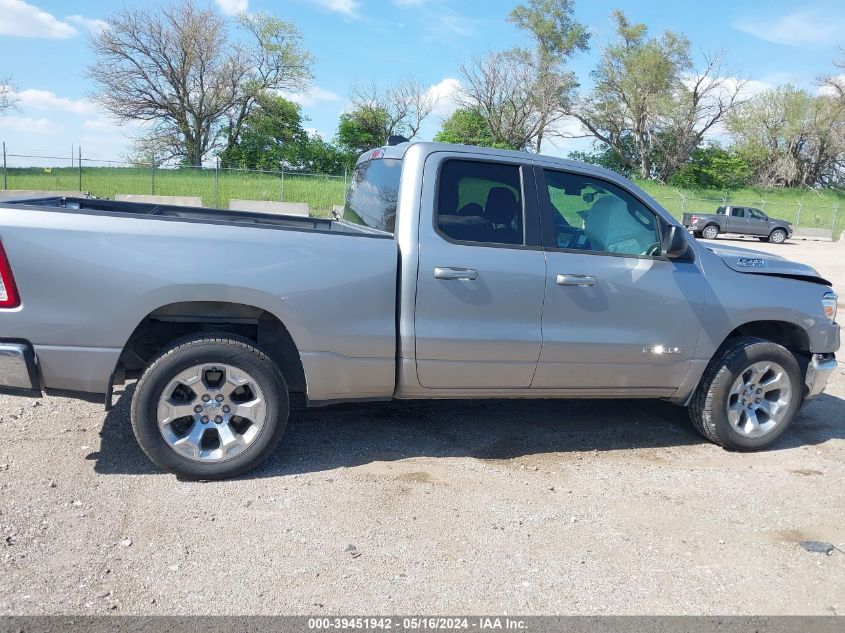 2021 Ram 1500 Big Horn Quad Cab 4X4 6'4 Box VIN: 1C6SRFBT3MN761985 Lot: 39451942