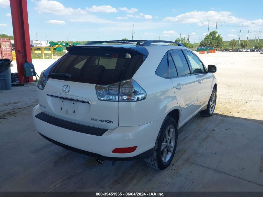 2007 Lexus Rx 400H VIN: JTJGW31U272003347 Lot: 39451965