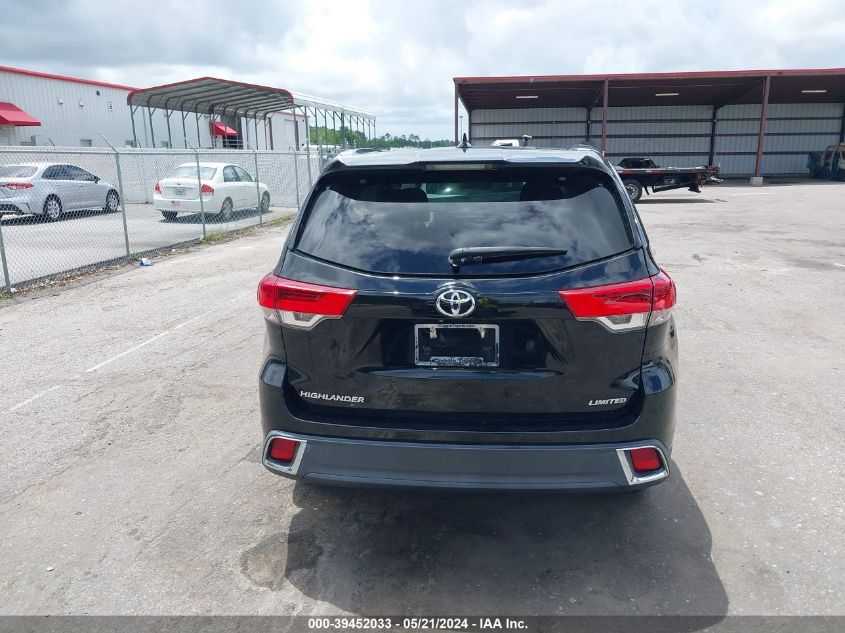 2018 Toyota Highlander Limited Platinum VIN: 5TDYZRFH9JS281451 Lot: 39452033