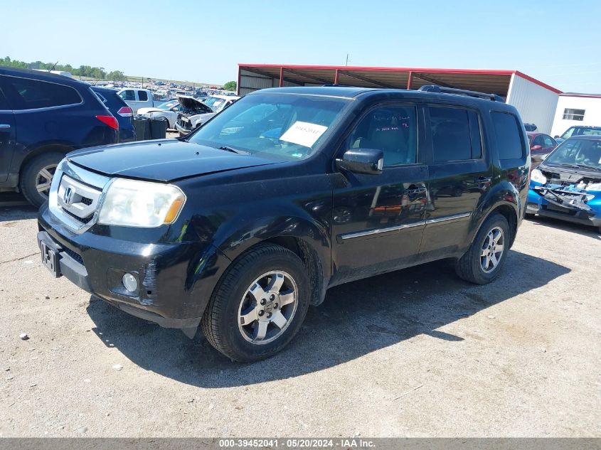 2010 Honda Pilot Touring VIN: 5FNYF4H85AB040628 Lot: 39452041