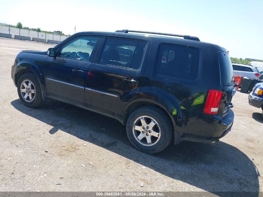 2010 Honda Pilot Touring VIN: 5FNYF4H85AB040628 Lot: 39452041