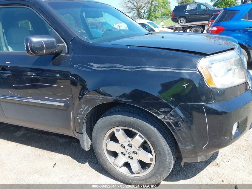 2010 Honda Pilot Touring VIN: 5FNYF4H85AB040628 Lot: 39452041