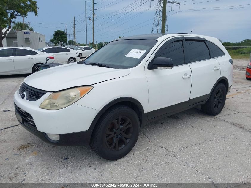 2008 Hyundai Veracruz Gls/Limited/Se VIN: KM8NU13C78U029615 Lot: 39452042