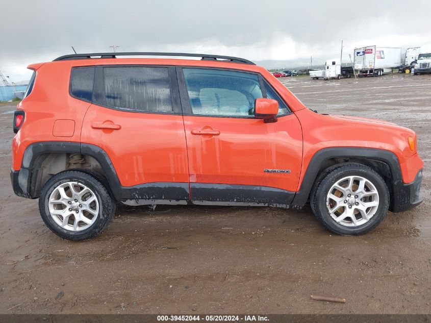 2017 Jeep Renegade Latitude 4X4 VIN: ZACCJBBB7HPE87773 Lot: 39452044