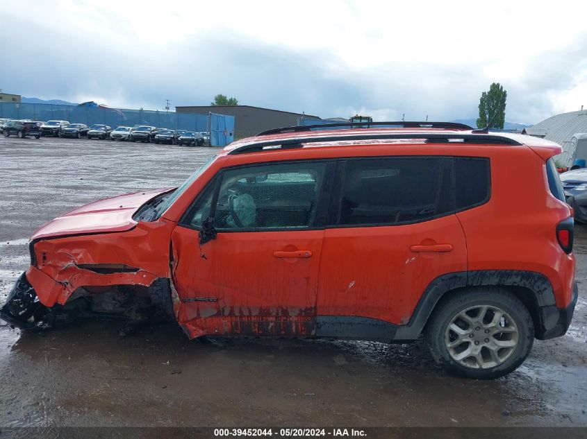 2017 Jeep Renegade Latitude 4X4 VIN: ZACCJBBB7HPE87773 Lot: 39452044