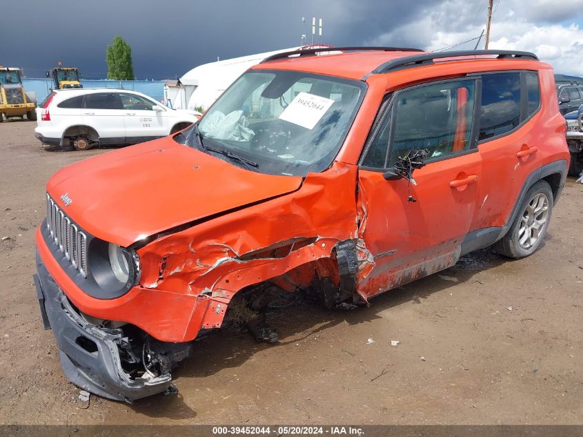 2017 Jeep Renegade Latitude 4X4 VIN: ZACCJBBB7HPE87773 Lot: 39452044