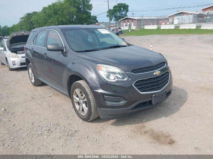 2016 Chevrolet Equinox Ls VIN: 2GNALBEK2G6265366 Lot: 39452046