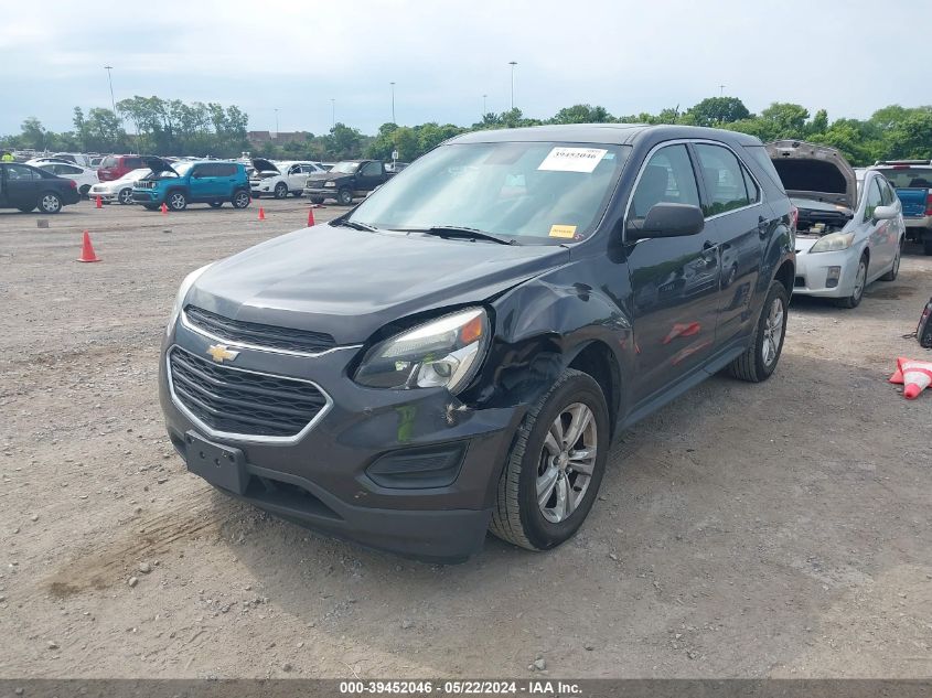 2016 Chevrolet Equinox Ls VIN: 2GNALBEK2G6265366 Lot: 39452046